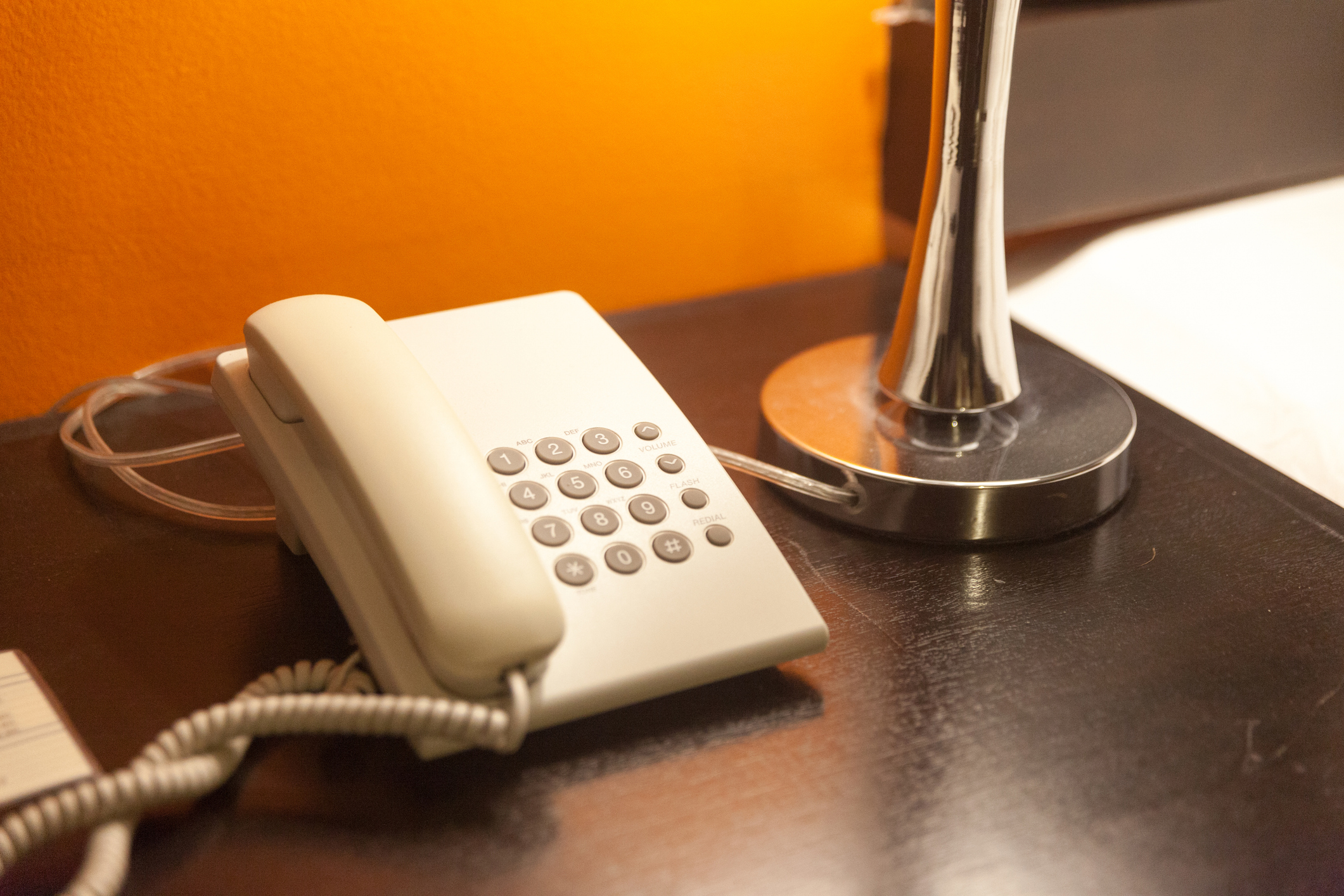 telephone at the hotel room