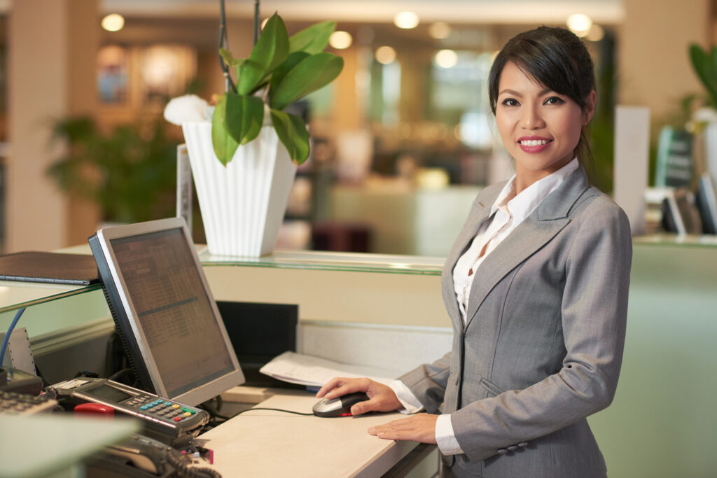 hotel receptionist