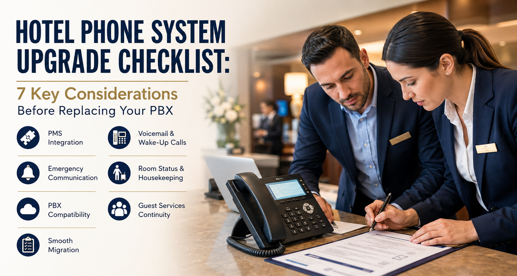 Home Hotel Phone System Upgrade Checklist: 7 Key Considerations Before Replacing Your PBX