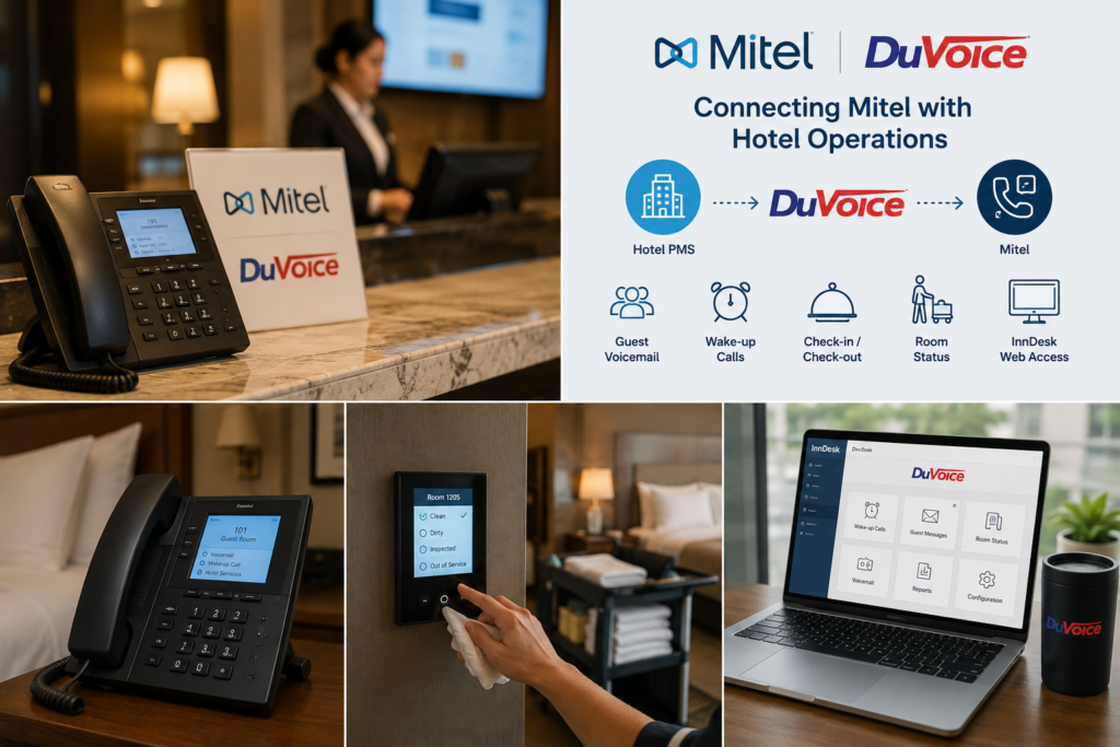 Mitel Hospitality: How DuVoice Connects Mitel With Hotel Operations