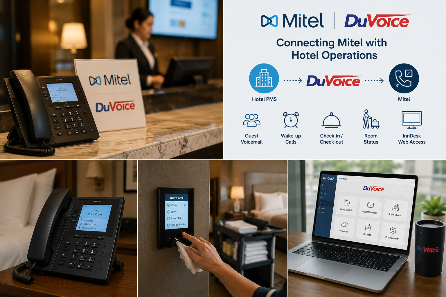 Mitel Hospitality: How DuVoice Connects Mitel With Hotel Operations