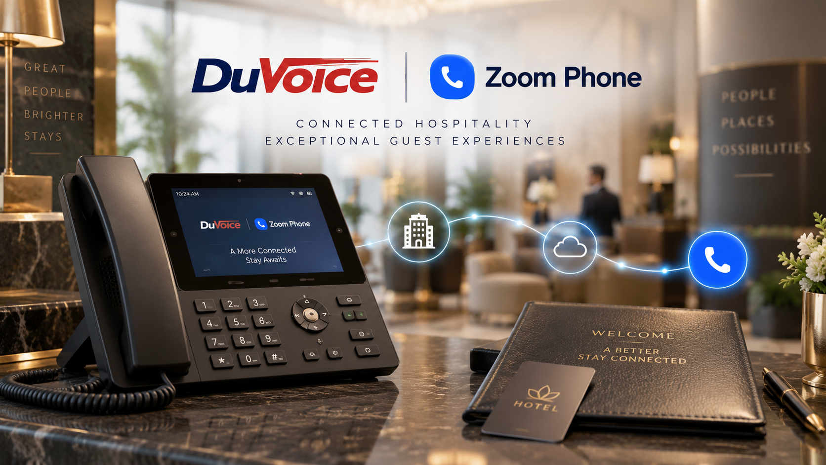 Home Zoom Phone for Hotels: How DuVoice Adds PMS Integration & Hospitality Features