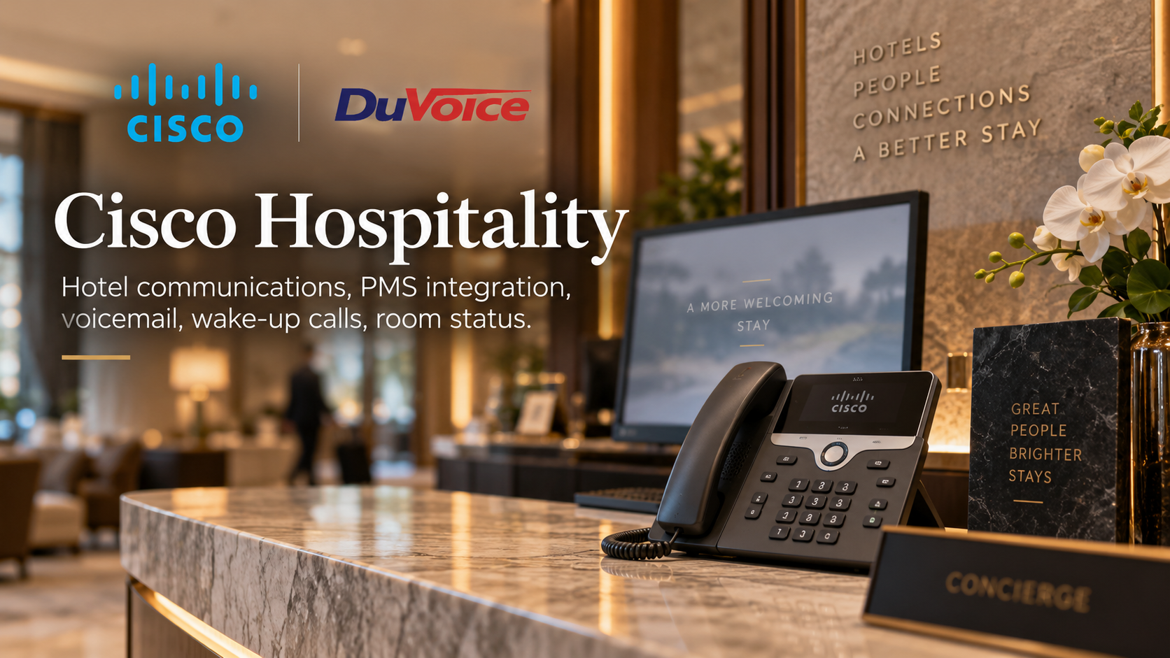 Home How DuVoice Connects Cisco With Hotel Operations