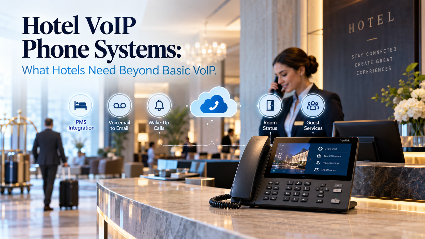 Home Hotel VoIP Phone Systems: What Hotels Need Beyond Basic VoIP