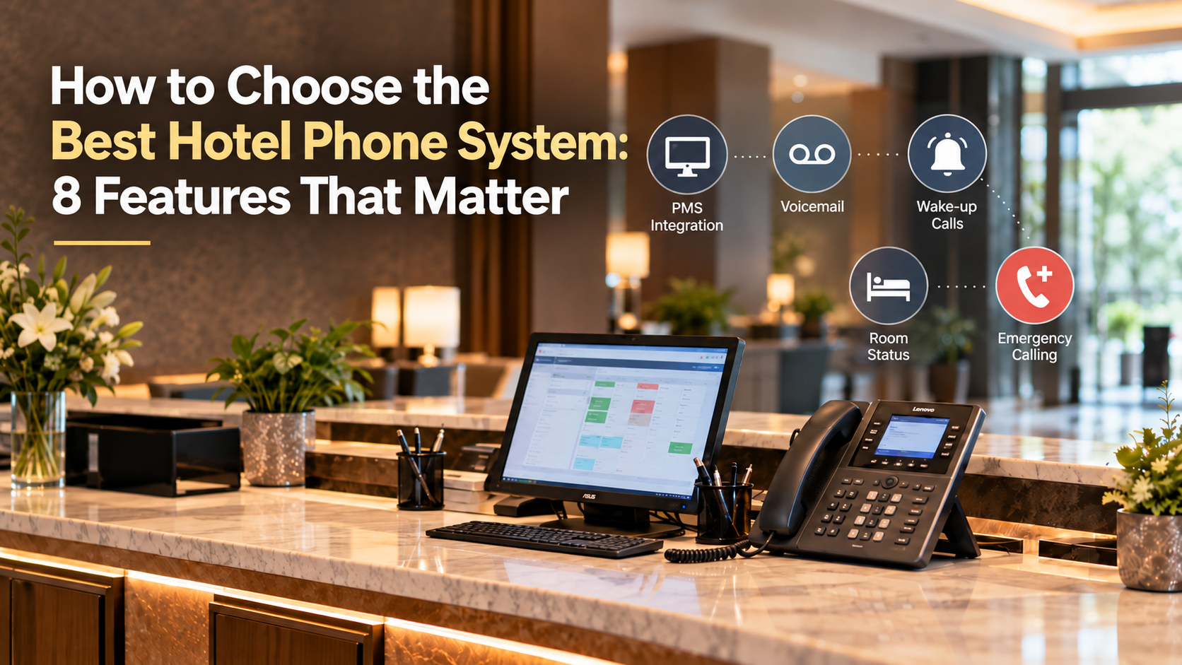 modern hotel lobby phone system guide.webp